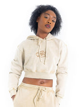 Load image into Gallery viewer, Women's Cropped Hoodie, Sand