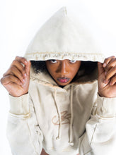 Load image into Gallery viewer, Women's Cropped Hoodie, Sand