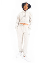 Load image into Gallery viewer, Women's Cropped Hoodie, Crystal
