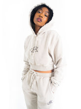 Load image into Gallery viewer, Women's Cropped Hoodie, Crystal