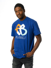 Load image into Gallery viewer, Tri-Color FB Logo Tee, Navy
