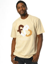 Load image into Gallery viewer, Tri-Color FB Logo Tee, Natural
