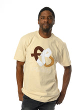 Load image into Gallery viewer, Tri-Color FB Logo Tee, Natural