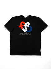 Load image into Gallery viewer, Tri-Color FB Logo Tee, Black