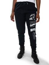 Load image into Gallery viewer, Women&#39;s Marvel x Fubu Black Panther Jogger, Black
