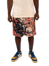 Load image into Gallery viewer, Mesh Shorts, Navy & Natural