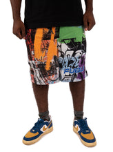 Load image into Gallery viewer, Mesh shorts, Gray & Orange