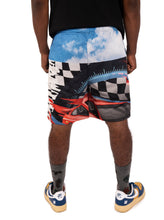 Load image into Gallery viewer, Mesh Shorts, Blue & White