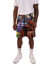 Load image into Gallery viewer, Mesh Shorts, Purple & Black