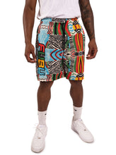 Load image into Gallery viewer, mesh shorts, Blue & Green