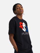 Load image into Gallery viewer, Tri-Color FB Logo Tee, Black