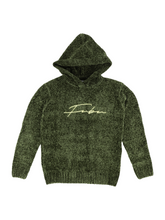 Load image into Gallery viewer, Women's Cozy Chenille Hoodie, Olive