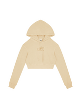 Load image into Gallery viewer, Women's Cropped Hoodie, Sand