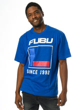 Load image into Gallery viewer, Blue Fubu Flag Tee - Blue-FUBU
