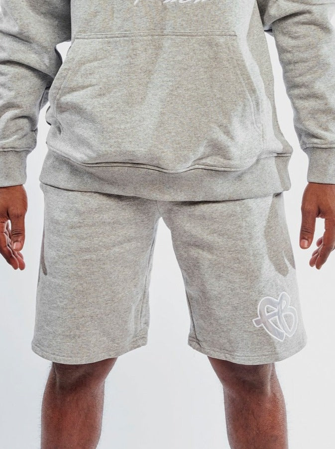 Classic Shorts- Heather Grey-FUBU