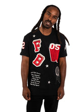 Load image into Gallery viewer, Chenille Patch Tee - Black-FUBU
