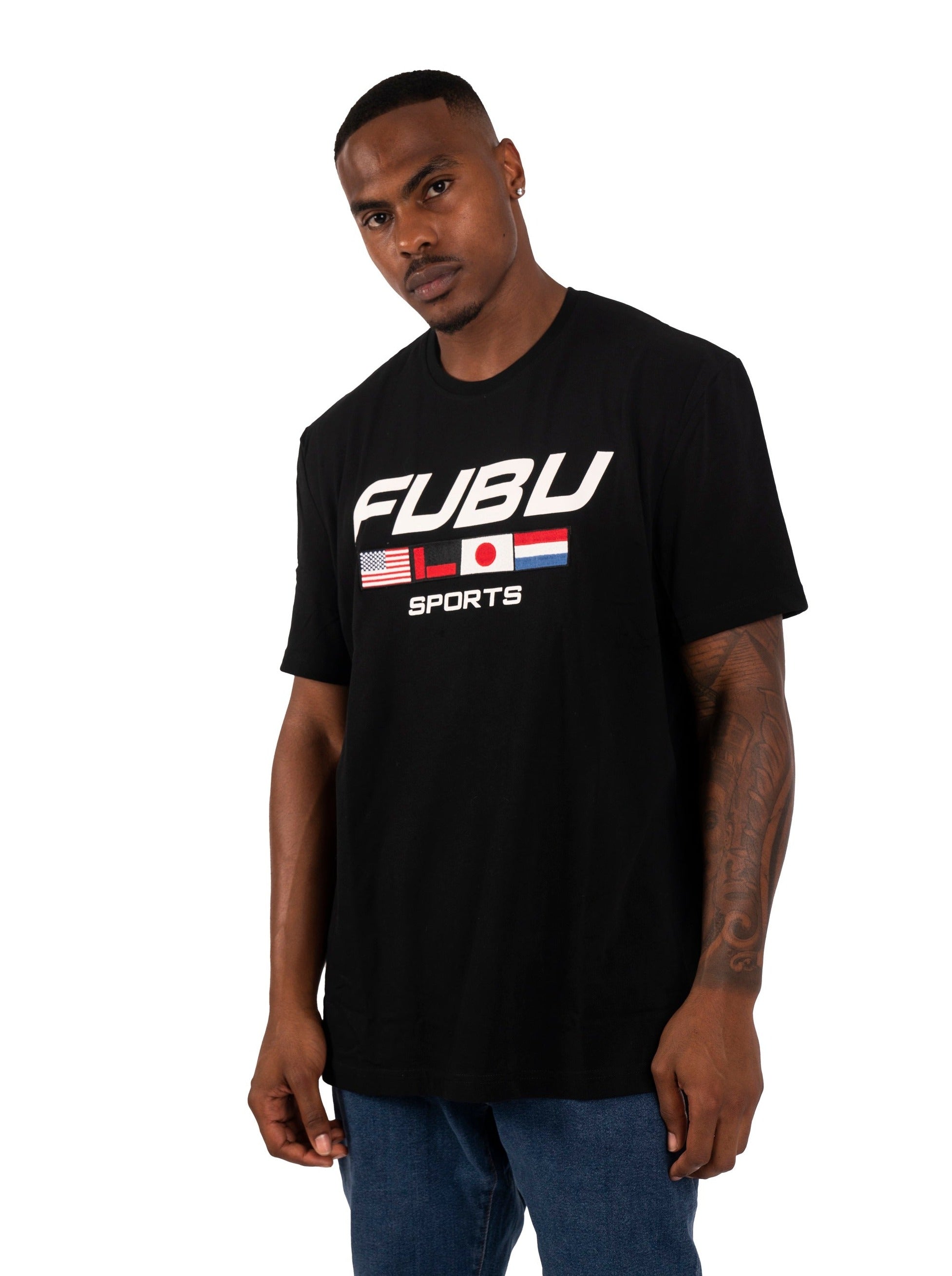 Fubu Sport Tee - Black-FUBU