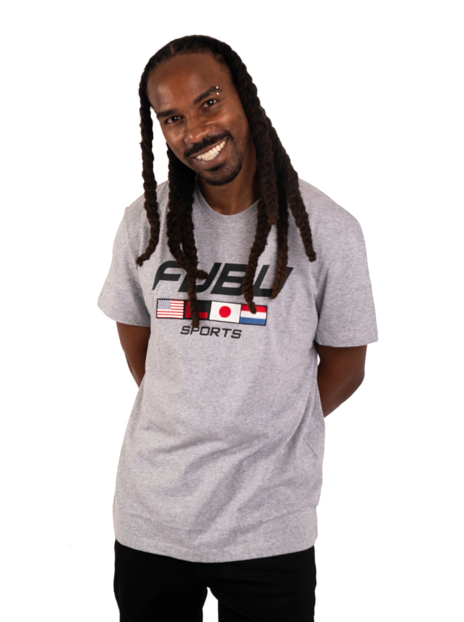 Fubu Sport Tee - Gray-FUBU