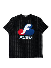 Load image into Gallery viewer, Chenille Patch Matrix Tee - Black-FUBU
