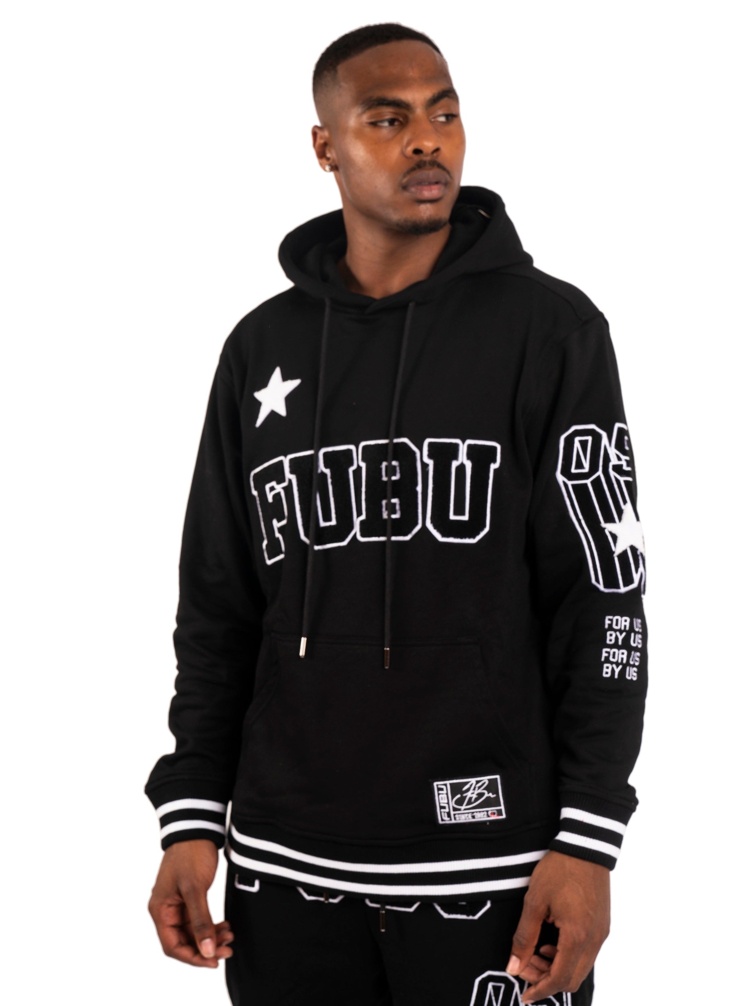 Collegiate Hoodie - Black-FUBU