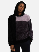 Load image into Gallery viewer, Cozy Chenille Hoodie, Gray Block
