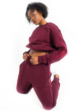 Load image into Gallery viewer, Women&#39;s Signature Utility Hoodie, Burgundy
