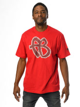 Load image into Gallery viewer, Graphic FB Logo Tee-FUBU, Red
