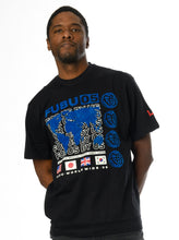 Load image into Gallery viewer, Black and Blue World Wide Tee-FUBU
