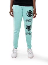 Load image into Gallery viewer, Women&#39;s Marvel x Fubu Wakanda Forever Joggers, Teal
