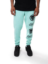 Load image into Gallery viewer, Marvel x Fubu Wakanda Forever Joggers, Teal
