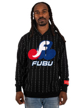 Load image into Gallery viewer, Chenille Patched Matrix Hoodie, Black
