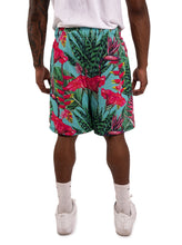 Load image into Gallery viewer, Mesh Shorts, Turquoise &amp; Pink
