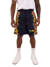 Load image into Gallery viewer, Mesh Shorts, Navy &amp; Orange
