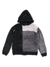 Load image into Gallery viewer, Cozy Chenille Hoodie, Gray Block
