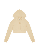 Load image into Gallery viewer, Women&#39;s Cropped Hoodie, Sand
