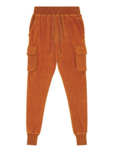 Load image into Gallery viewer, Corduroy Combo Knit Cargo Jogger, Copper

